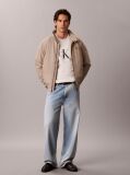 White Cotton Terry Monogram Sweatshirt  Men