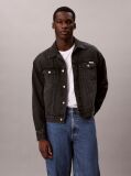Black 90s Denim Trucker Jacket  Men
