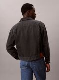Black 90s Denim Trucker Jacket  Men