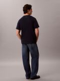 Blue Script Logo T-shirt  Men