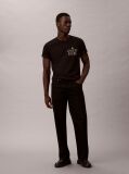Black Logo Roses Graphic Classic T-Shirt  Men