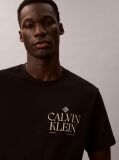 Black Logo Roses Graphic Classic T-Shirt  Men