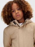 Beige Kids' Hooded Harrington Jacket  Boys