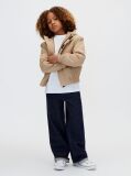 Beige Kids' Hooded Harrington Jacket  Boys