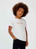 Λευκό T-shirt Με Λογότυπο  Κορίτσι