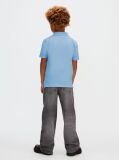 Blue Cotton Stretch Polo Shirt  Boys