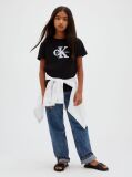 Black Kids' Logo T-shirt  Girls