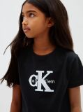 Black Kids' Logo T-shirt  Girls