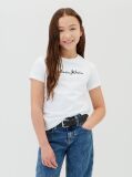 White Kids' Slim Logo T-shirt  Girls