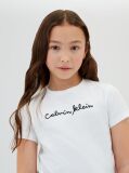 White Kids' Slim Logo T-shirt  Girls