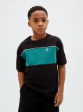 Black Kids' Colour Block T-shirt  Boys