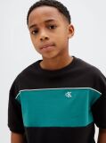 Black Kids' Colour Block T-shirt  Boys