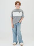 Grey Kids' Colour Block T-shirt  Boys