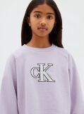 Purple Kids' High-Lo Logo Sweatshirt  Girls