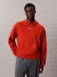 Orange Soft Cotton French Terry Hoodie  Men