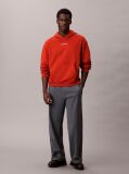 Orange Soft Cotton French Terry Hoodie  Men