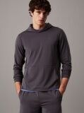 Grey Thumb Hole Hoodie  Men