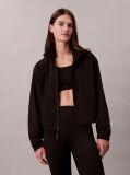 Black Performance Windbreaker Track Jacket  Women