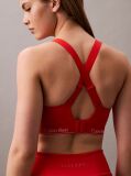 Red High Impact Sports Bra  Women