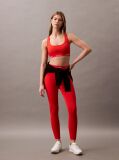 Red 7/8 Gym Leggings  Women