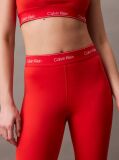 Red 7/8 Gym Leggings  Women