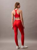 Red 7/8 Gym Leggings  Women