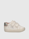 Λευκό Βρεφικά Sneakers Με Velcro Και Χαμηλό Κόψιμο  Κορίτσι