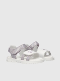 Silver Velcro Sandal  Girls