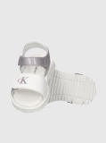 Silver Velcro Sandal  Girls