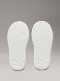 White Low Cut Velcro Sneaker  Girls