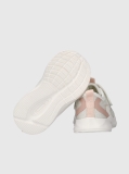 White Low Cut Velcro Sneaker  Girls