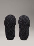 Black Low Cut Velcro Sneaker  Kids Unisex