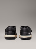 Black Low Cut Velcro Sneaker  Kids Unisex