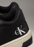 Black Low Cut Velcro Sneaker  Kids Unisex