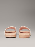 Pink Logo Print Pool Slide  Girls
