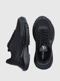 Black Low Cut Lace-Up Sneaker  Girls