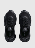 Black Low Cut Lace-Up Sneaker  Girls