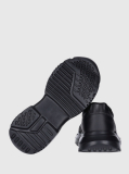 Black Low Cut Lace-Up Sneaker  Girls
