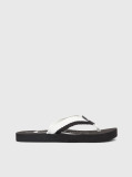 Black Kids Logo Print Flip Flop  Kids Unisex