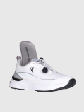 White Low Cut Lace-Up Sneaker  Kids Unisex