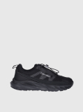 Black Low Cut Lace-Up Sneakers  Kids Unisex