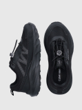 Black Low Cut Lace-Up Sneakers  Kids Unisex