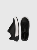 Black Kids Low Cut Lace-Up Sneakers  Kids Unisex