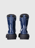 Blue Lace-Up Bootie  Girls