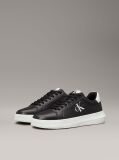 Μαύρο Δερμάτινα Chunky Sneakers  Άνδρας