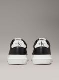 Μαύρο Δερμάτινα Chunky Sneakers  Άνδρας