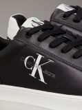 Μαύρο Δερμάτινα Chunky Sneakers  Άνδρας