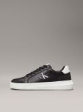 Μαύρο Δερμάτινα Chunky Sneakers  Άνδρας