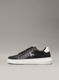 Μαύρο Δερμάτινα Chunky Sneakers  Άνδρας