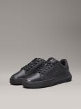 Μαύρο Δερμάτινα Chunky Sneakers  Άνδρας
